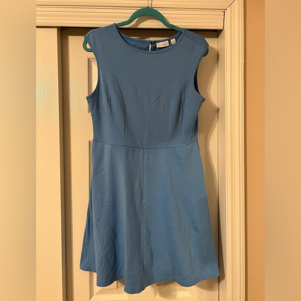 Blue mini dress